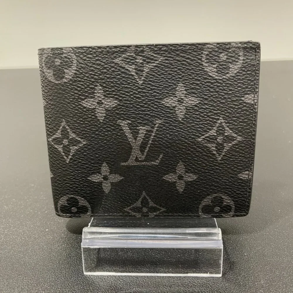 Louis Vuitton Monogram Eclipse Marco Wallet (JB1142)